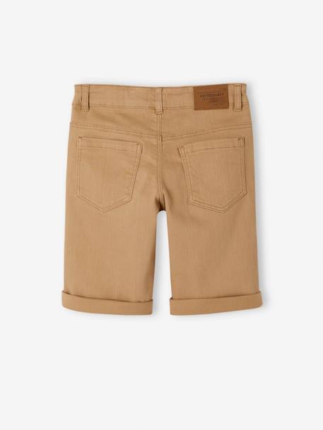 Jungen Shorts Oeko-Tex - beige+blau gestreift+graublau+grün+hellgelb+koralle+nachtblau+olivgrün - 6