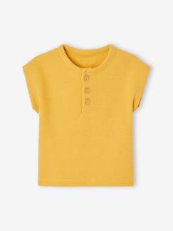 Babymode-Baby T-Shirt mit Knopfleiste Oeko-Tex