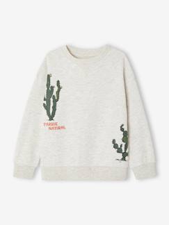 Jungen Sweatshirt, Kaktusprint  [numero-image]