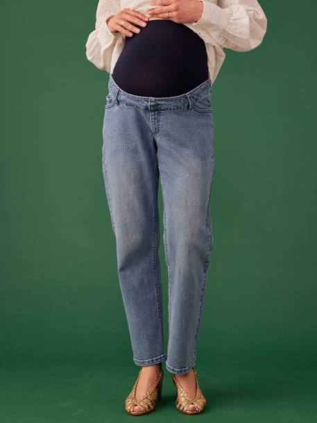 Gerade Umstandsjeans mit Seamless-Bund ENVIE DE FRAISE Oeko-Tex - bleached+blue stone - 10