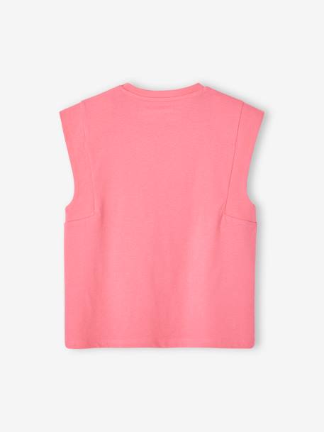 Mädchen T-Shirt, Paradiesvogel Oeko-Tex bonbon rosa+wollweiß 3