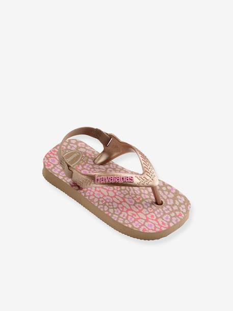 Baby Strandsandalen Baby Mini Me HAVAIANAS - beige golden+rosa - 1