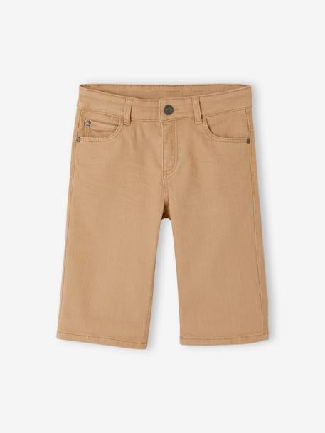 Jungen Shorts Oeko-Tex - beige+blau gestreift+graublau+grün+hellgelb+koralle+nachtblau+olivgrün - 3