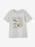 Jungen T-Shirt mit Recycling-Baumwolle Tiermotive - grau meliert+schieferblau - 2