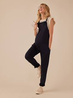 Umstandsmode-Latzhosen & Jumpsuits-Umstands-Latzhose aus leichter Sweatware ENVIE DE FRAISE