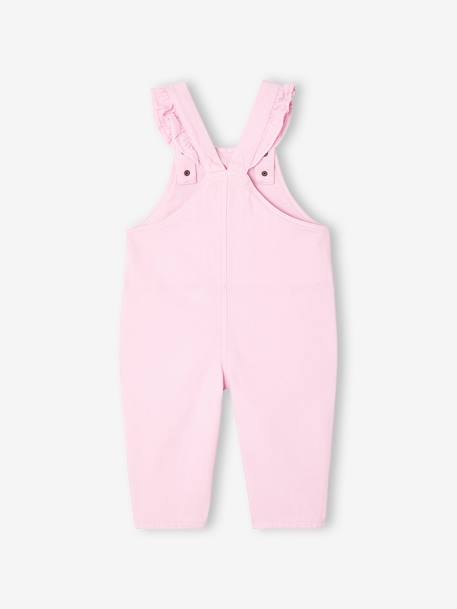 Baby Latzhose mit Volants - lila - 2