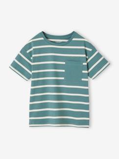 Jungenkleidung-Shirts, Poloshirts & Rollkragenpullover-Jungen T-Shirt mit Streifen