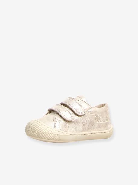 Baby Lauflernschuhe mit Klett Cocoon NATURINO - silber - 1