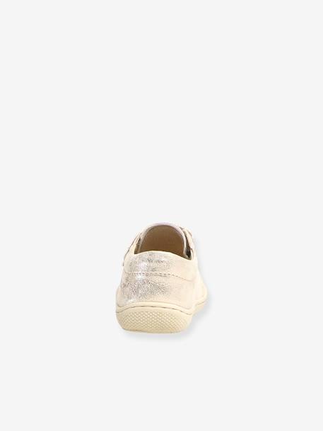 Baby Lauflernschuhe mit Klett Cocoon NATURINO - silber - 4