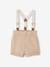 Festliches Baby-Set: Hemd, Shorts & Hosenträger taupe 3