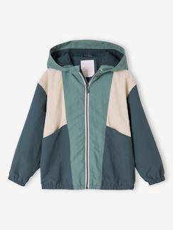 Jungenkleidung-Jacken & Mäntel-Jungen Anorak, Colorblock-Style