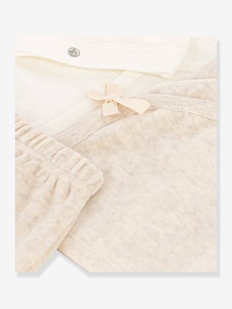 4-teiliges Baby-Set PETIT BATEAU - grau meliert - 3