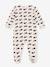 Baby Samt-Strampler PETIT BATEAU, Bio-Baumwolle beige meliert 2