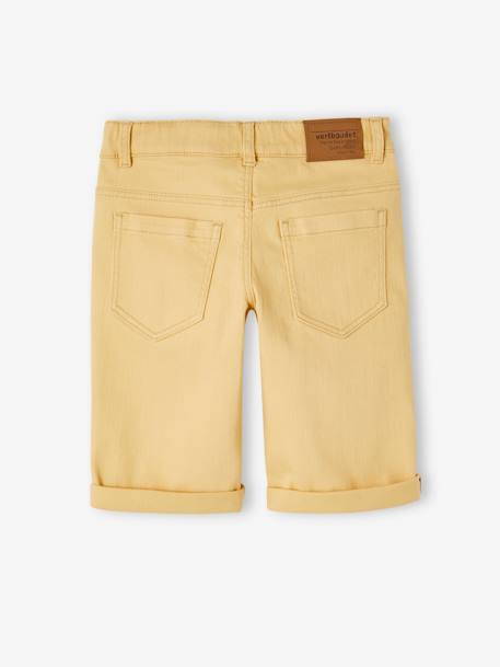 Jungen Shorts Oeko-Tex, Bundweite verstellbar beige+blau gestreift+graublau+grün+hellgelb+koralle+nachtblau+olivgrün 28