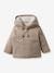 Wattierte Baby Jacke mit Leinen CYRILLUS beige 1