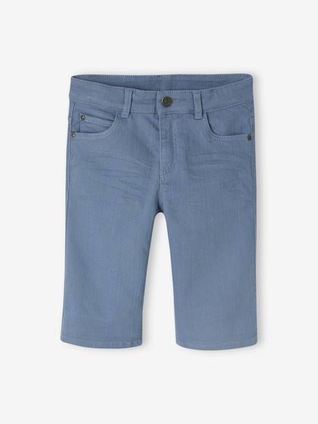 Jungen Shorts Oeko-Tex - beige+blau gestreift+graublau+grün+hellgelb+koralle+nachtblau+olivgrün - 13