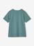 Jungen T-Shirt mit Wende-Pailletten Oeko-Tex aqua+weiß 6