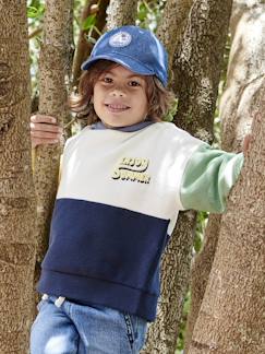 Jungen Kapuzensweatjacke mit Recycling-Polyester  [numero-image]