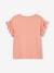 Mädchen T-Shirt mit Volantärmeln - dunkelrosa+hellgelb+marine+pfirsich+weiß/hase - 18