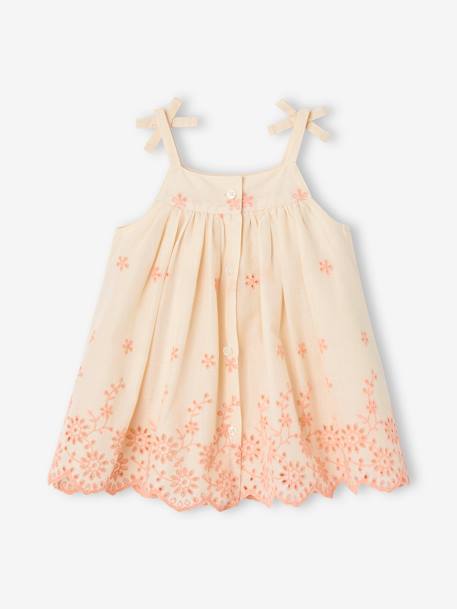 Mädchen Baby-Set: Kleid & Haarband wollweiß 4