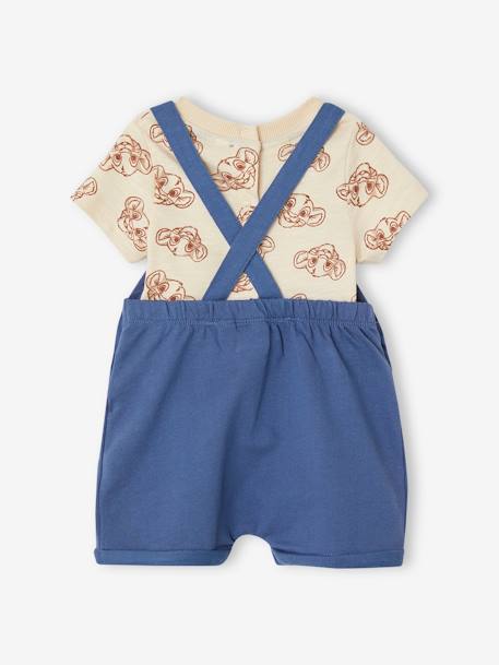 Baby Set: T-Shirt & Latzshorts Disney KÖNIG DER LÖWEN - indigo-blau - 4