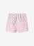 Mädchen Baby Paperbag-Shorts mit Gürtel lila 2