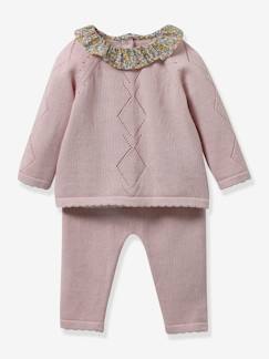 Baby-Set: Pullover & Hose aus Strick CYRILLUS  [numero-image]