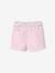 Mädchen Baby Paperbag-Shorts mit Gürtel lila 3