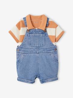 Baby-Set: Latzshorts & Poloshirt -  - [numero-image]