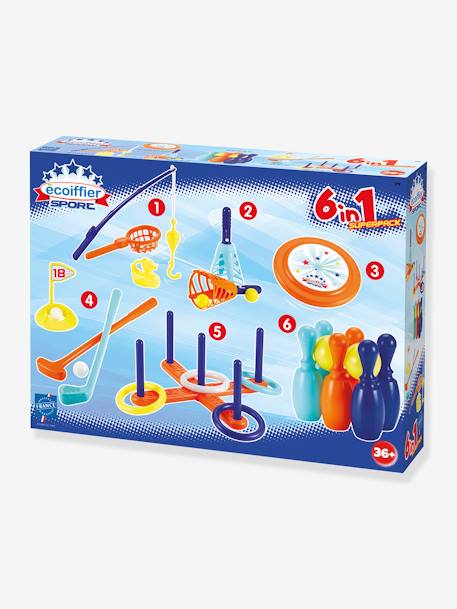 Kinder Outdoor-Spieleset ECOIFFIER, 6 Spiele mehrfarbig 2