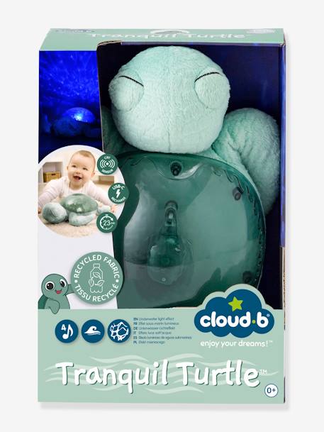 Baby Einschlafhilfe SCHILDKRÖTE Tranquil Turtle Wiederaufladbar CLOUD B blau+blush+grün+violett 24