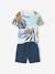 Baby-Set: T-Shirt & Musselin-Shorts nachtblau 1