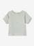 Baby T-Shirt mit Materialmix - aqua - 2