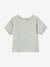 Baby T-Shirt mit Materialmix aqua 2