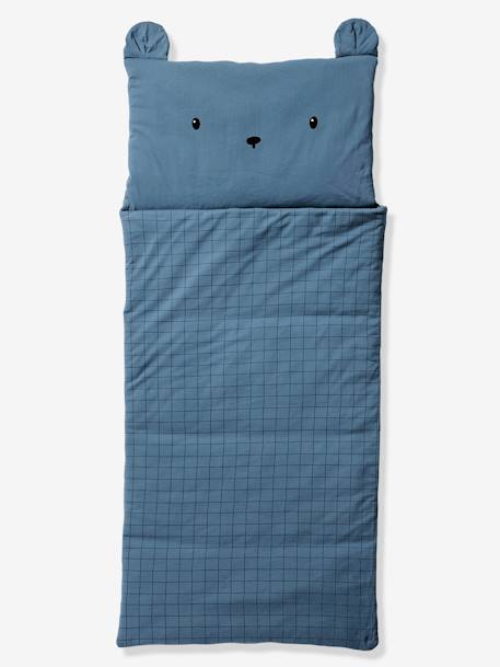 Kinder Schlafsack TEDDY mit Recycling-Materialien blau 5