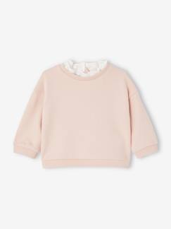 Babymode-Mädchen Baby Sweatshirt mit Kragen