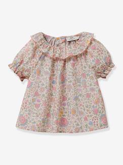 -Mädchen Bluse mit Liberty-Print Alicia Chintz CYRILLUS