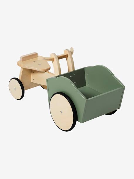 Baby Rutschfahrzeug mit 3 Rädern, Holz FSC® natur 2