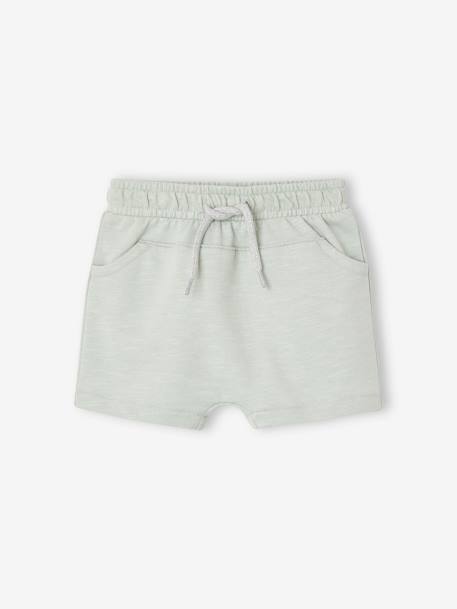 Jungen Baby Sweat-Bermudas Oeko-Tex - aqua+braun+dunkelblau - 1