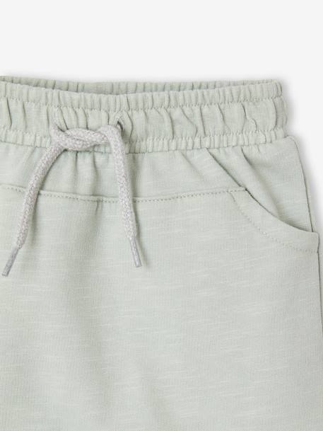 Jungen Baby Sweat-Bermudas Oeko-Tex aqua+braun+dunkelblau 3