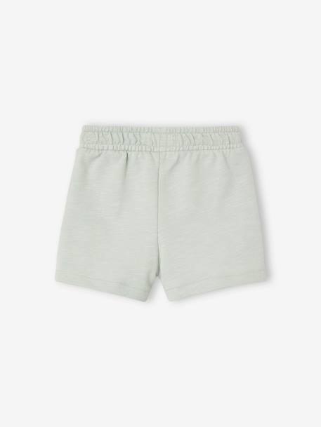 Jungen Baby Sweat-Bermudas Oeko-Tex - aqua+braun+dunkelblau+weiß/marine gestreift - 2