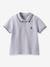 Baby Poloshirt CYRILLUS aus Bio-Baumwolle - graublau - 1