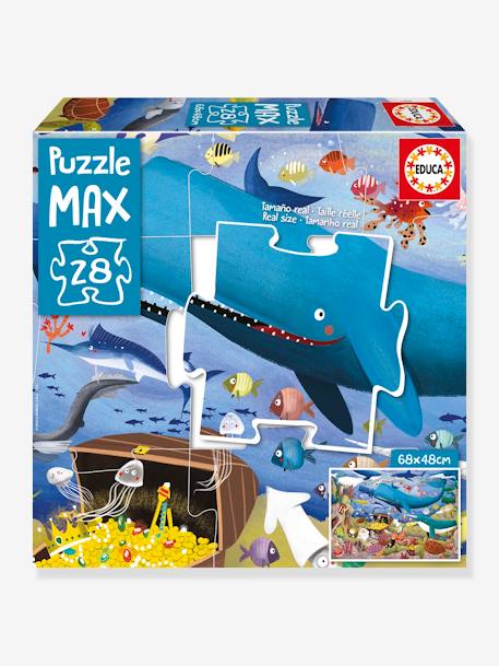 Kinder Puzzle Meerestiere EDUCA, 28 Teile blau 1