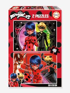 Spielzeug-Lernspielzeug-2er-Set Kinder Puzzles MIRACULOUS EDUCA, 48 Teile