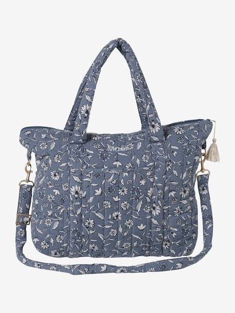 Wickeltasche PLUME, personalisierbar - blau indien blume+rosa/folklore blumen+rosa/hippie vintage+weiß geblümt/flora+weiß pfeilsymbole - 9