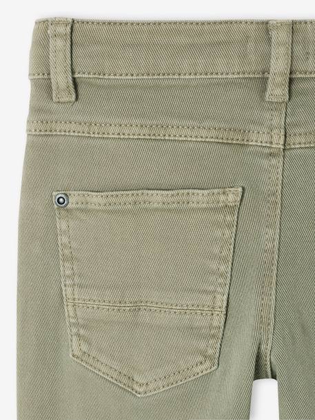 Jungen Slim-Fit-Hose, Hüftweite REGULAR, Bundweite verstellbar beige+dunkelblau+graugrün+grün+hellblau+nachtblau+schokolade+terrakotta farbe 15