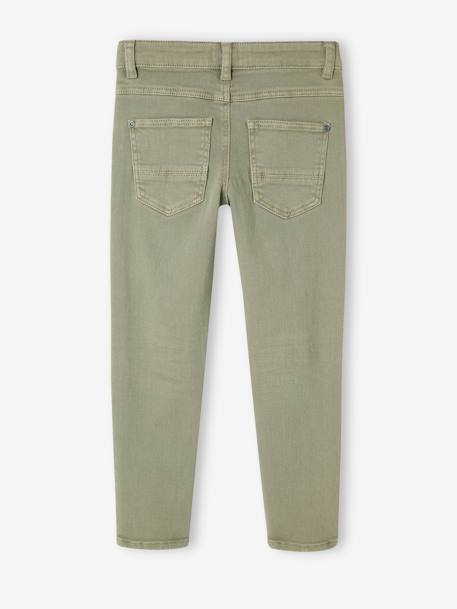 Jungen Slim-Fit-Hose, Hüftweite REGULAR - beige+dunkelblau+graugrün+hellblau+terrakotta farbe - 13