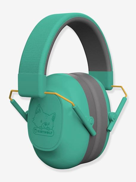 Kinder Gehörschutz mit Bügel KIDYNOISE KIDYWOLF - blau+grün - 9
