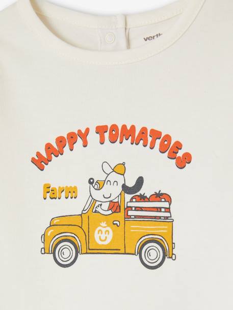 Baby T-Shirt Happy Tomato Farm Oeko-Tex - wollweiß - 2