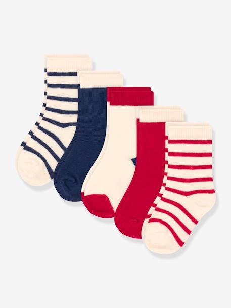 5er-Pack Kinder Socken PETIT BATEAU mehrfarbig 1